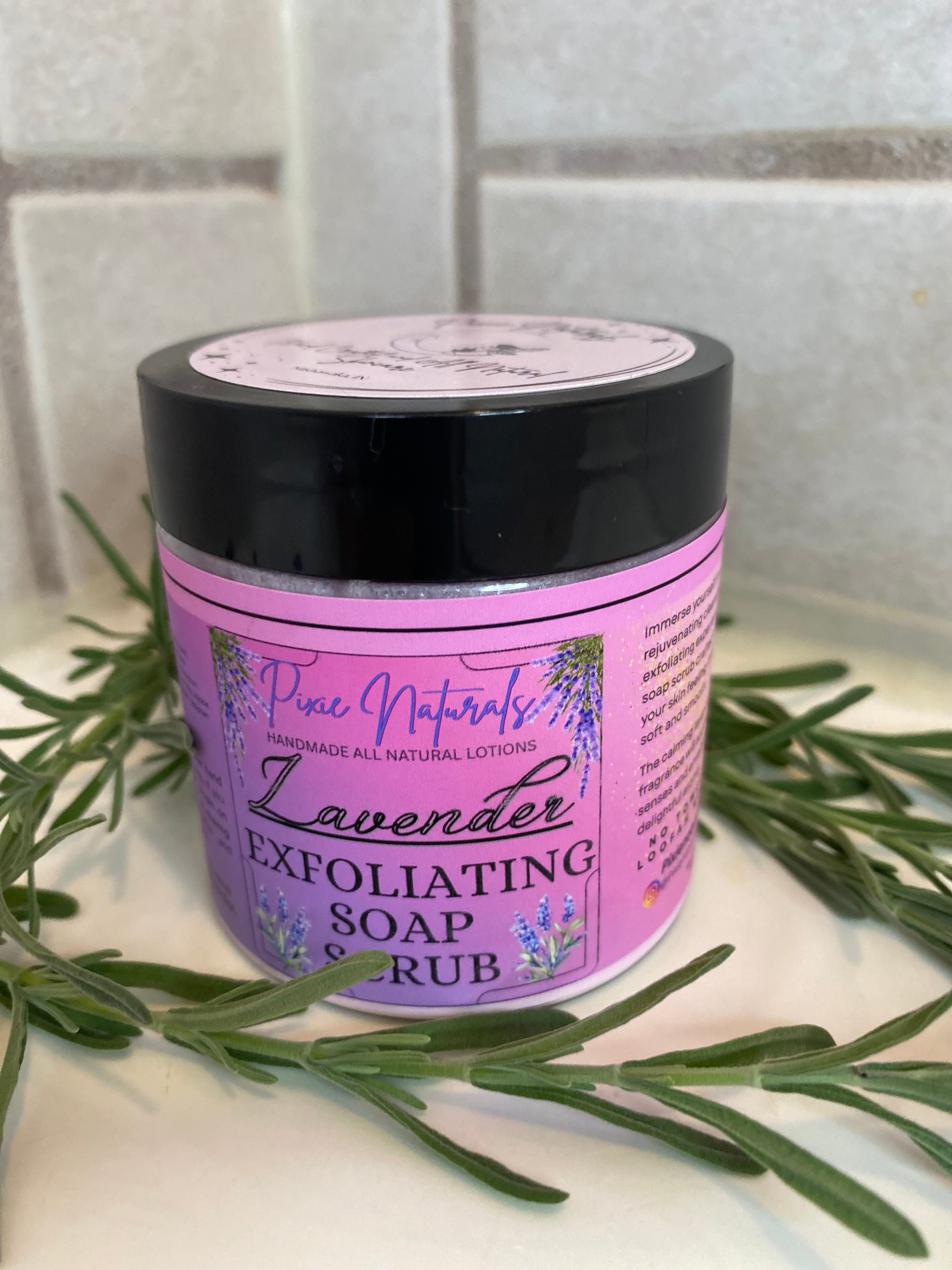 Exfoliating Sugar Soap Scrub