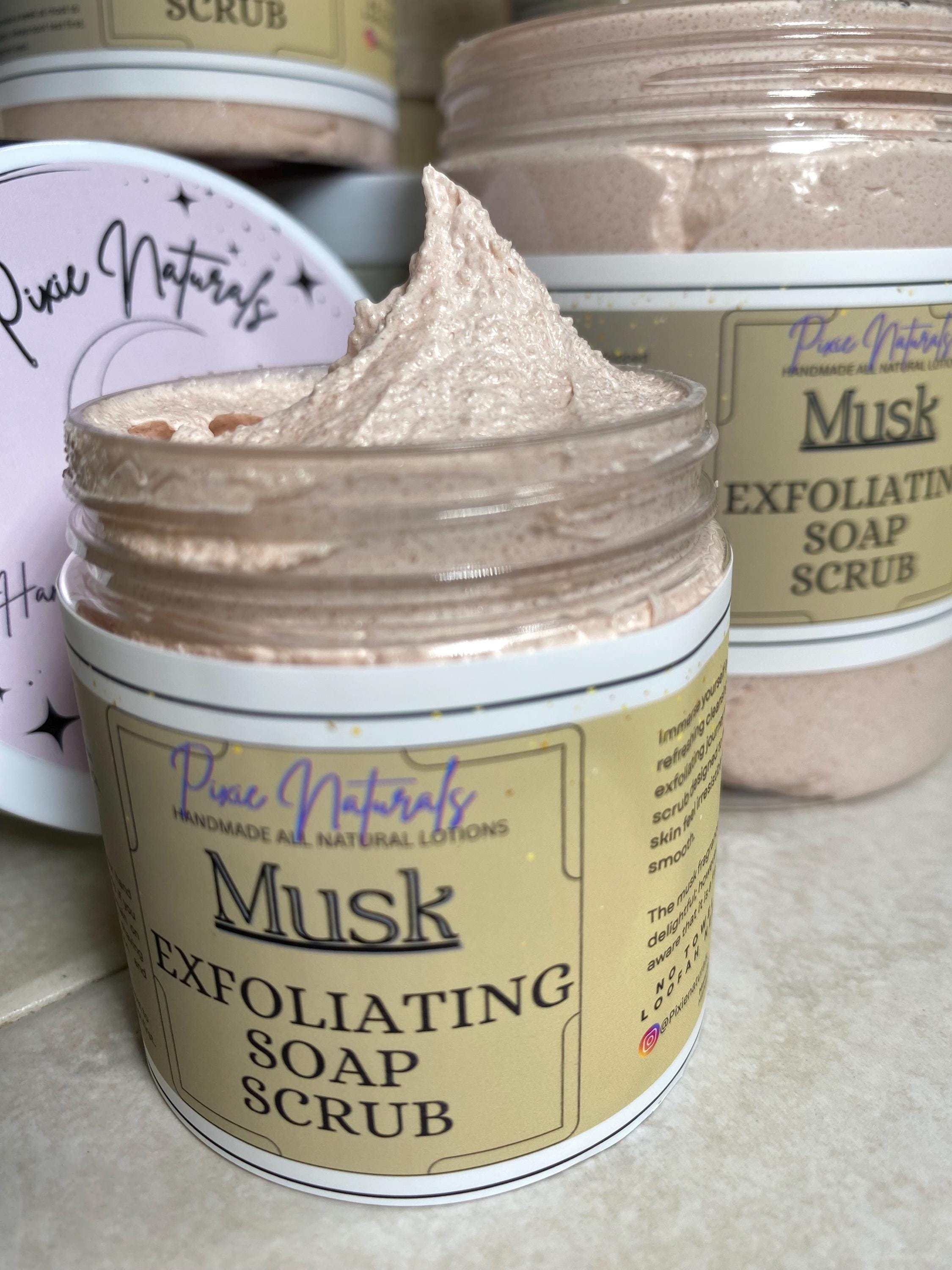 Exfoliating Sugar Soap Scrub