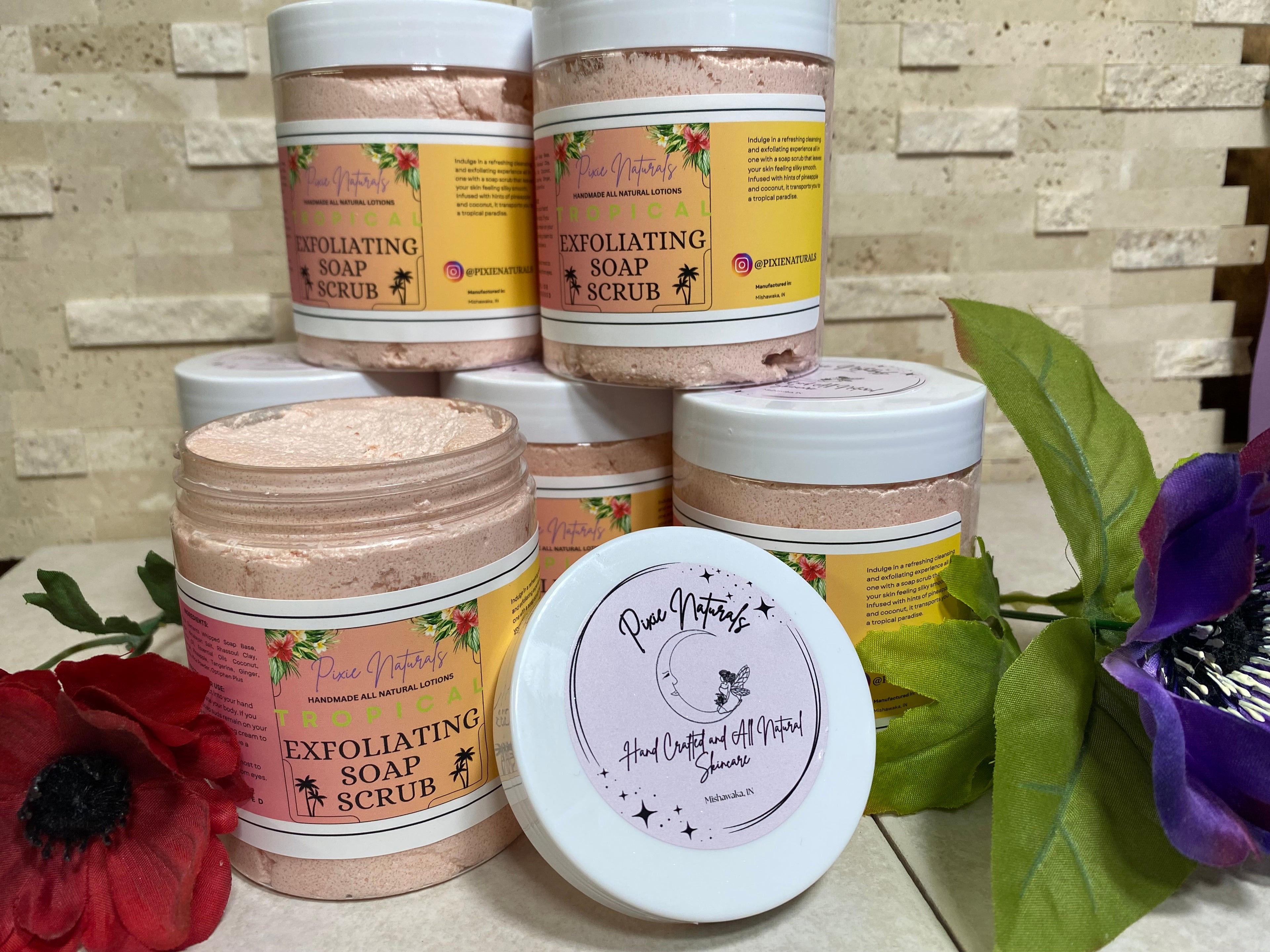 Exfoliating Sugar Soap Scrub