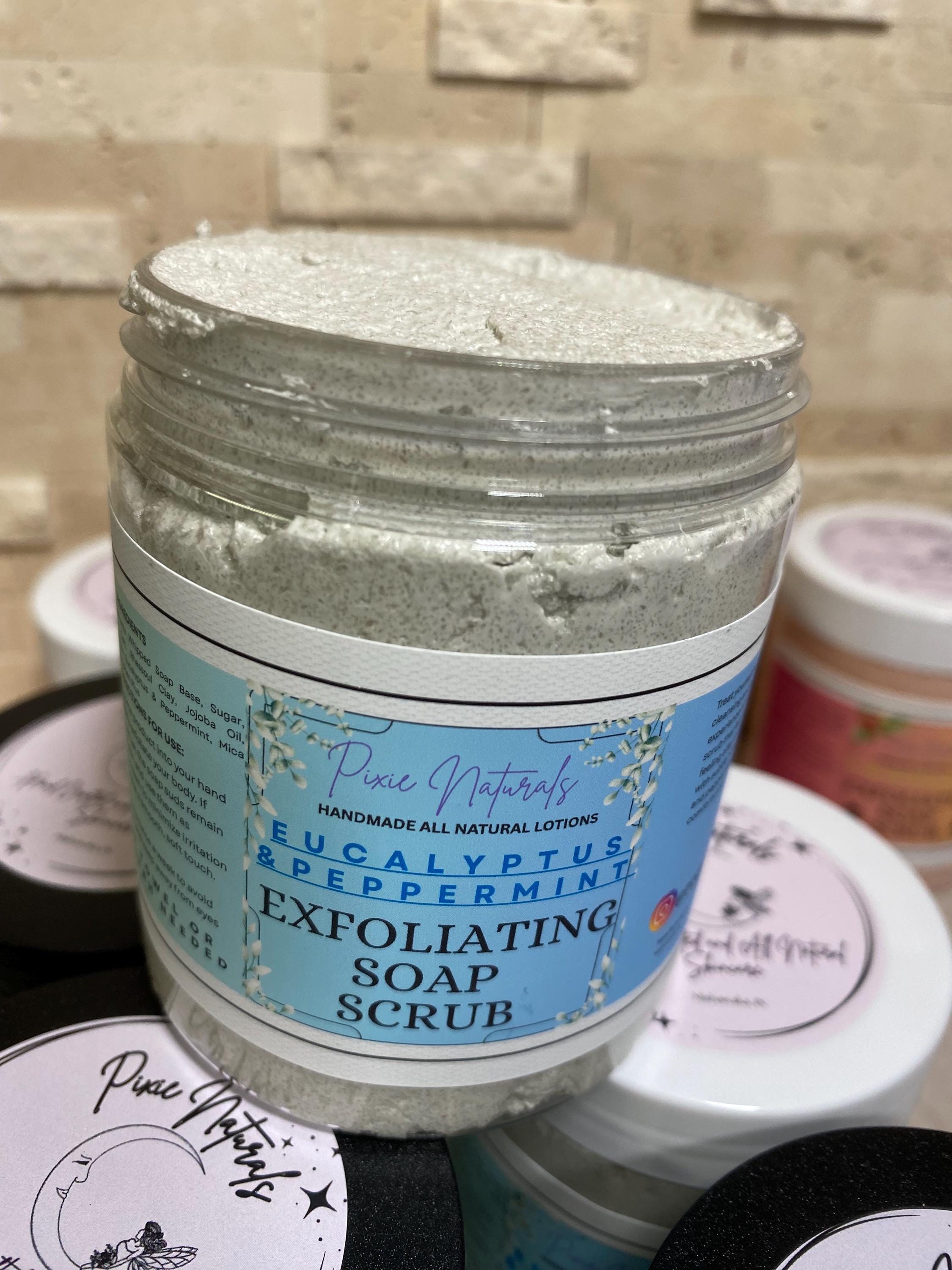 Exfoliating Sugar Soap Scrub