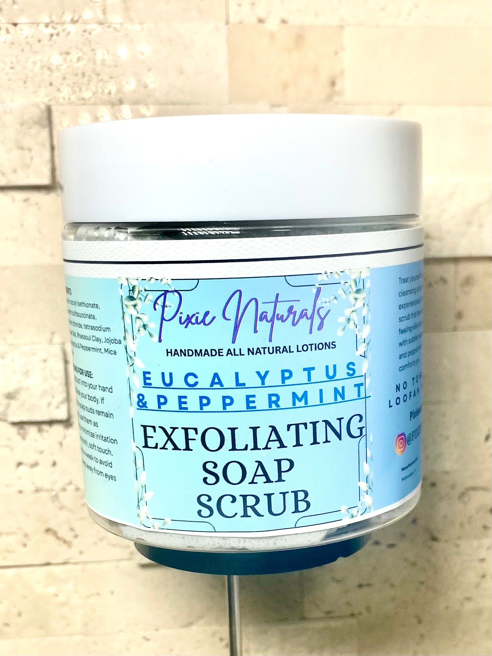 Exfoliating Sugar Soap Scrub