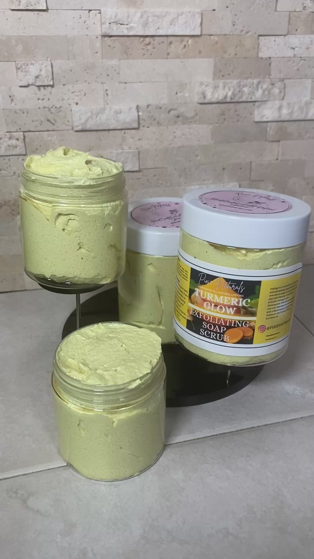 Exfoliating Sugar Soap Scrub